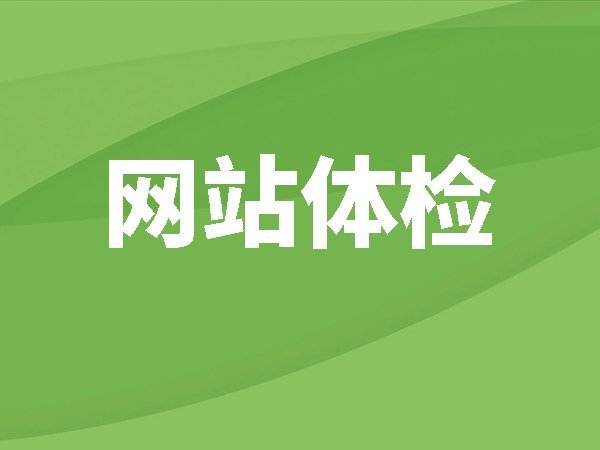 網站體檢